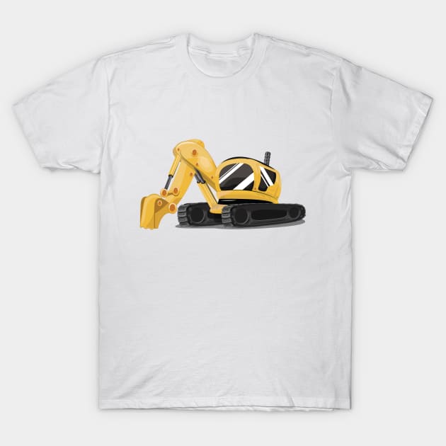 Excavator T-Shirt by nickemporium1